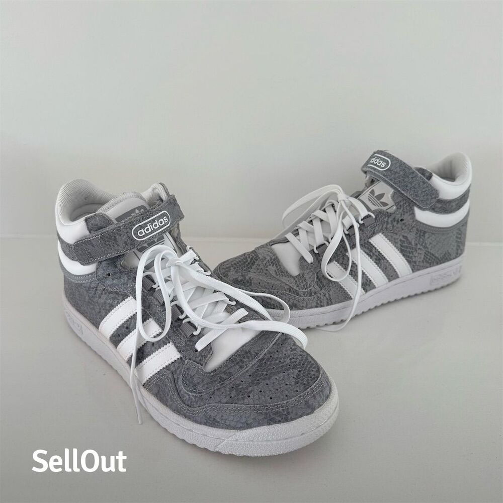 Adidas Concord 2.0 Dragon Lair Men's Gray Mid Top Sneakers Size 10